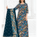 Long Sleeve Nighty Dupatta - 1610