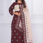Long Sleeve Nighty Dupatta - 1134