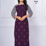 Long Sleeve Nighty - 9958