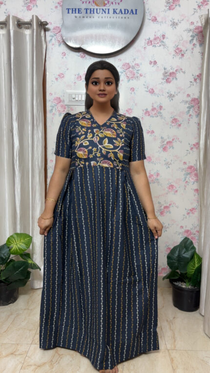 V Neck - Frock Nighty - 3XLTHFN18