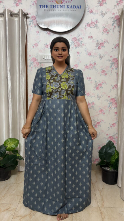 V Neck - Frock Nighty - XLTHFN19